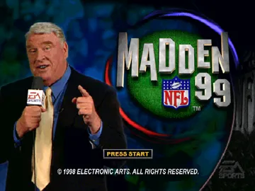 Madden NFL 99 (Europe) screen shot title